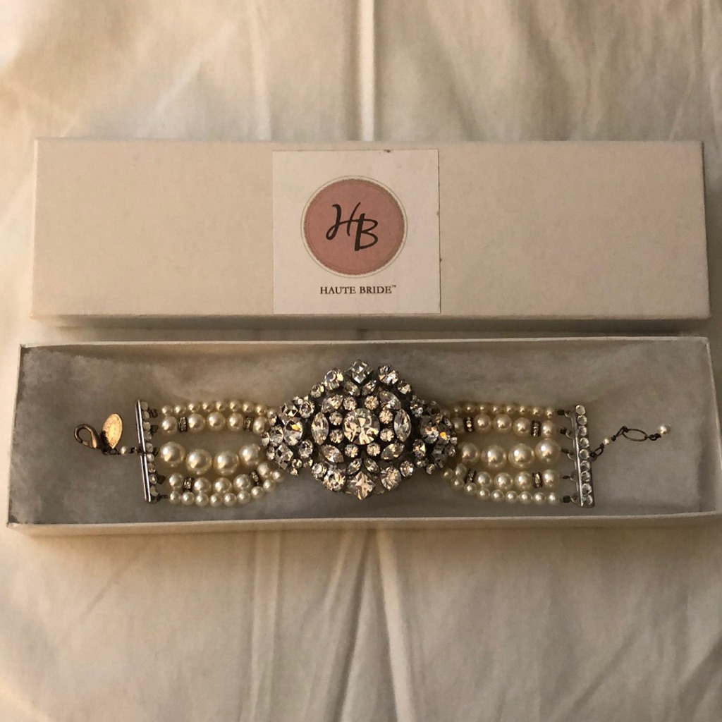 Haute Bride 5 Pearl Strand Bracelet